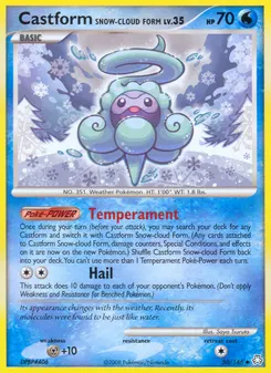 Castform Snow-Cloud Form #50, Legends Awakened
