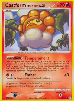 Castform Sunny Form #51, Legends Awakened