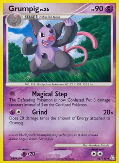 Grumpig #56, Reverse Foil
