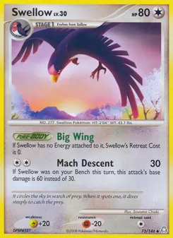 Swellow #73, Legends Awakened