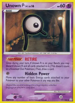 Unown [R] #77, Legends Awakened