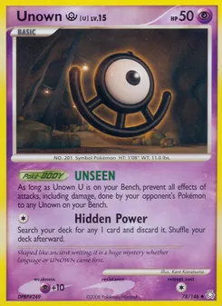 Unown [U] #78, Legends Awakened