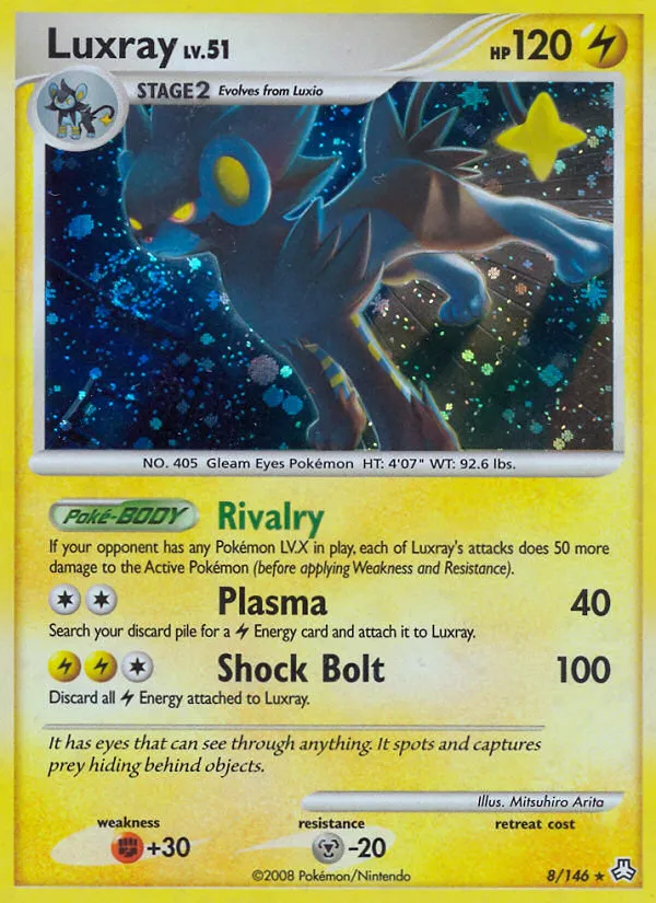 Luxray #8, Legends Awakened Reverse Foil