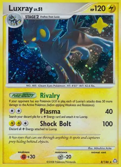 Luxray #8, Reverse Foil