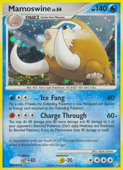 Mamoswine #9, Reverse Foil