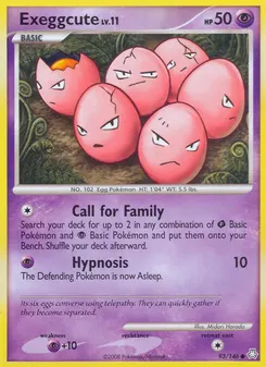 Exeggcute #93, Reverse Foil