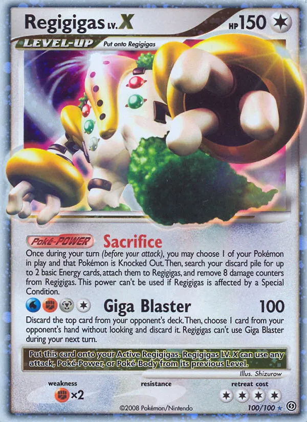 Regigigas LV.X #100, Stormfront