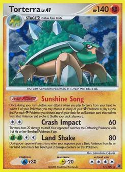 Torterra #11, Reverse Foil