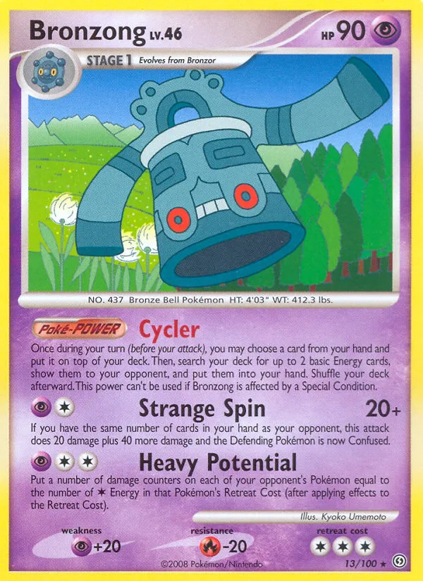 Bronzong #13, Stormfront Reverse Foil