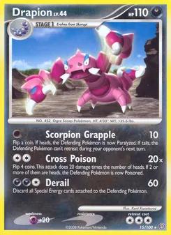 Drapion #15, Reverse Foil