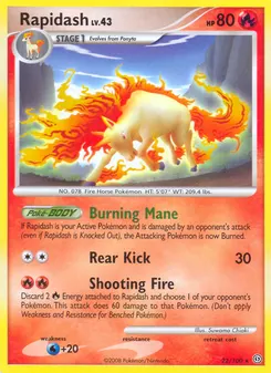 Rapidash #22, Reverse Foil
