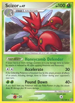 Scizor #25, Reverse Foil