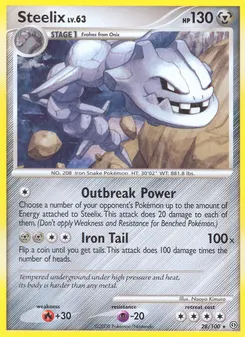 Steelix #28, Reverse Foil