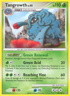 Tangrowth #29, Reverse Foil
