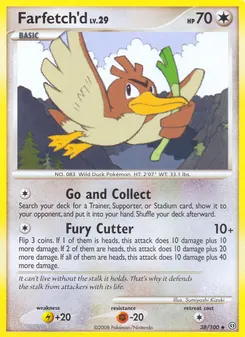Farfetch'd #38, Reverse Foil