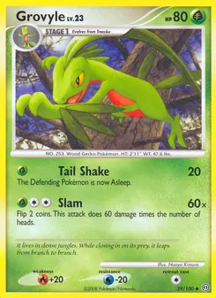 Grovyle #39, Reverse Foil