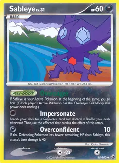 Sableye #48, Reverse Foil