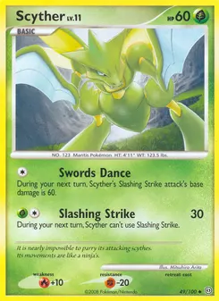 Scyther #49, Reverse Foil