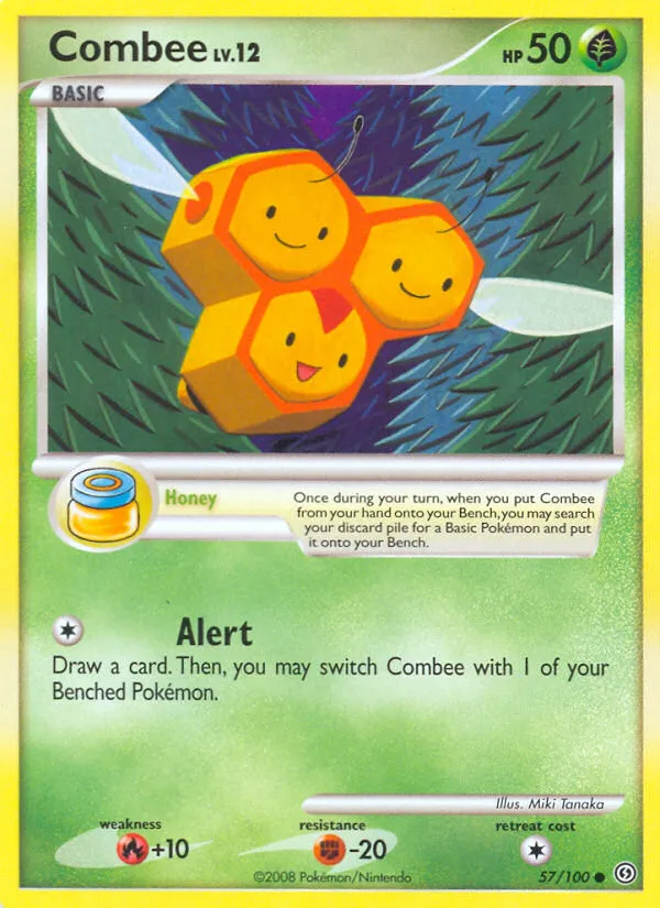 Combee #57, Stormfront Reverse Foil
