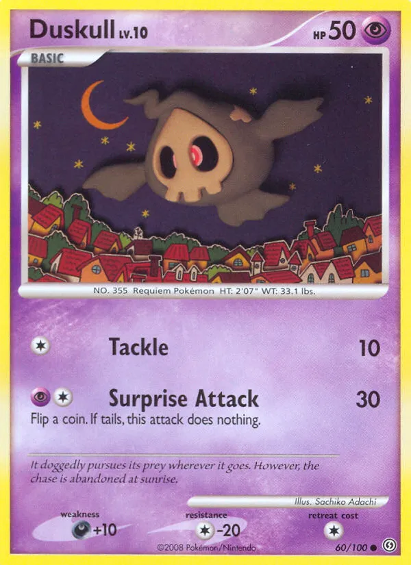 Duskull #60, Stormfront Reverse Foil