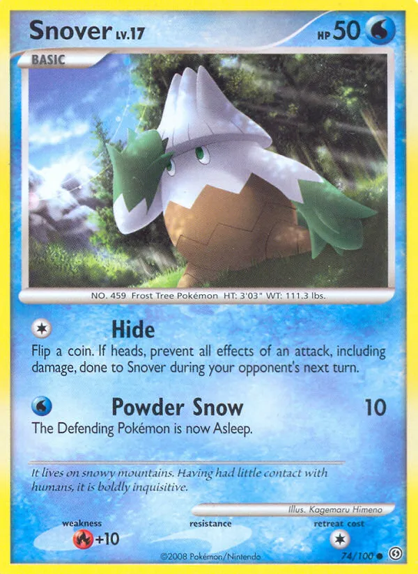 Snover #74, Stormfront Reverse Foil