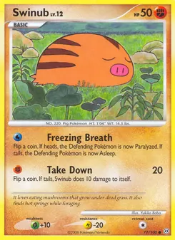 Swinub #77, Reverse Foil