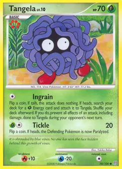 Tangela #78, Reverse Foil