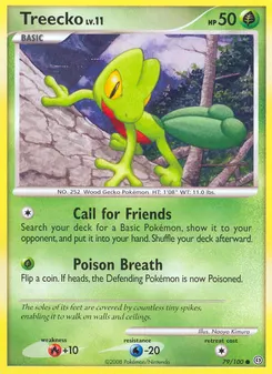 Treecko #79, Reverse Foil