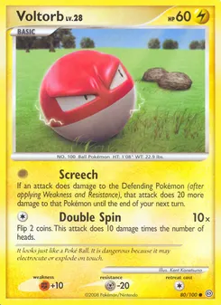 Voltorb #80, Reverse Foil