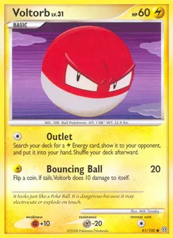 Voltorb #81, Reverse Foil