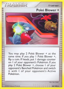 Poké Blower + #88, Reverse Foil