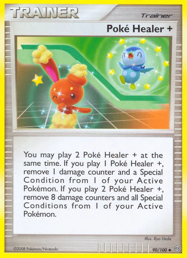Poké Healer + #90, Stormfront Reverse Foil
