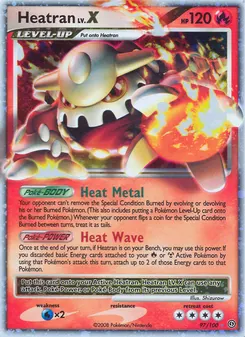 Heatran LV.X #97, Standard