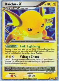 Raichu LV.X #99, Standard