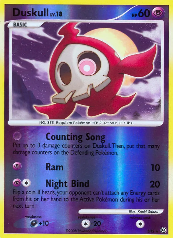 Duskull #SH2, Stormfront Reverse Foil