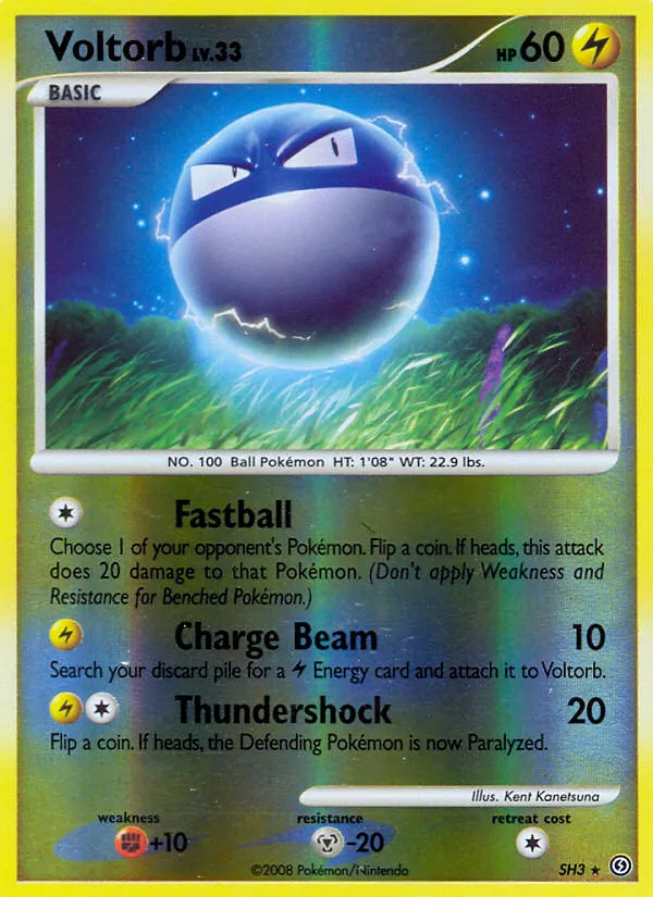 Voltorb #SH3, Stormfront Reverse Foil