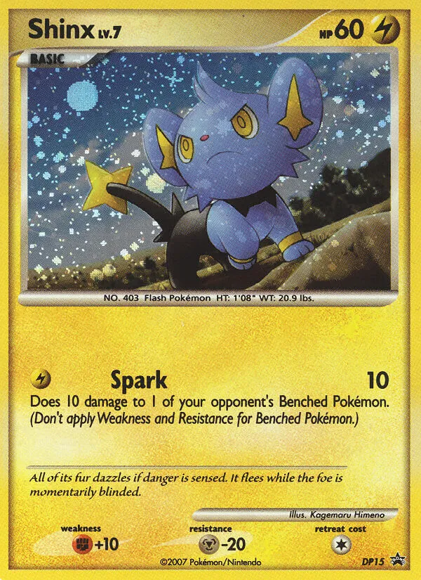 Shinx #DP15, DP Black Star Promos