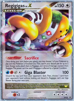 Regigigas LV.X #DP30, Holo