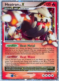 Heatran LV.X #DP31, Standard