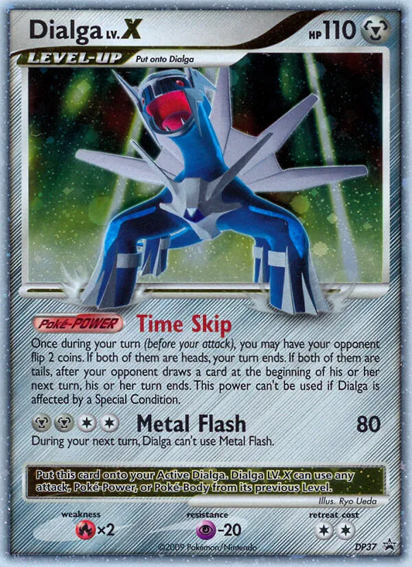 Dialga LV.X #DP37, DP Black Star Promos