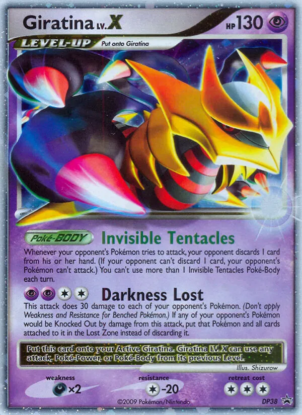 Giratina LV.X #DP38, DP Black Star Promos