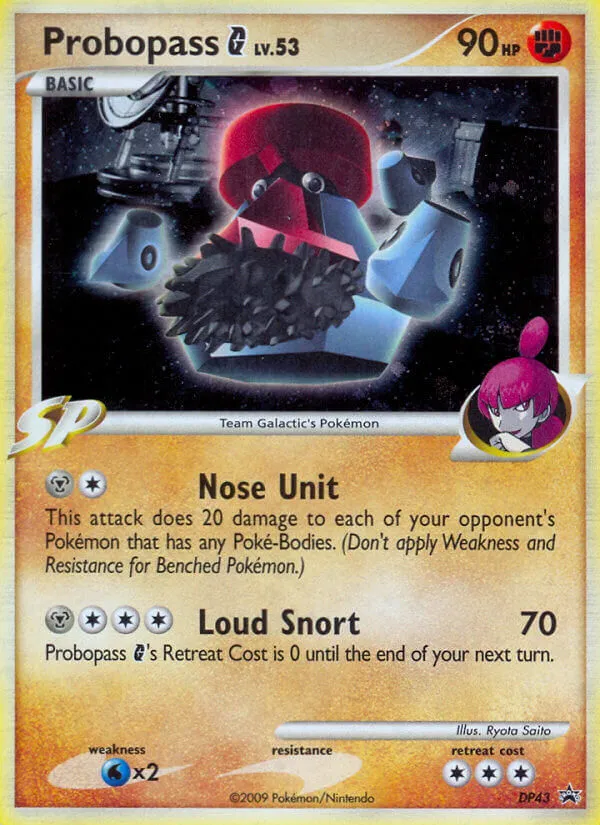 Probopass G #DP43, DP Black Star Promos Holo