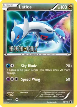 Latios #10, Dragon Vault Stamp