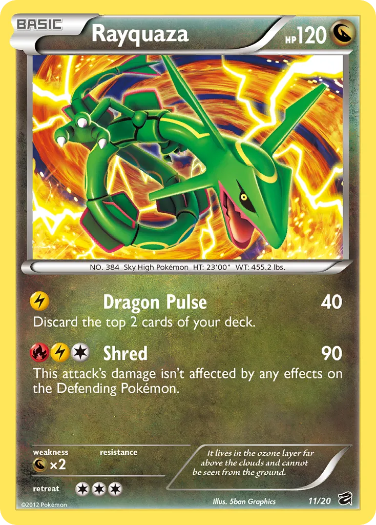 Rayquaza #11, Dragon Vault Dragon Vault Stamp