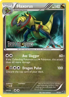 Haxorus #16, Dragon Vault Stamp