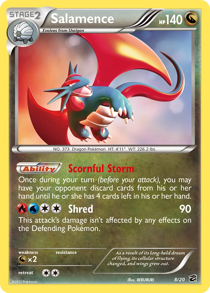 Salamence #8, Dragon Vault Crosshatch-2013 Spring Regional Championships-Staff