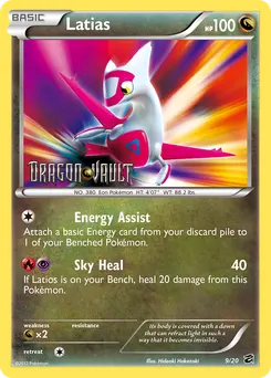 Latias #9, Dragon Vault Stamp