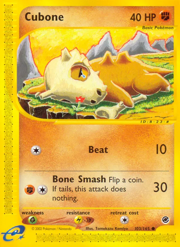Cubone #103, Expedition Base Set Reverse Foil