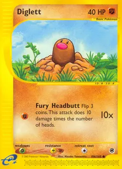 Diglett #106, Reverse Foil