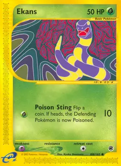 Ekans #108, Reverse Foil